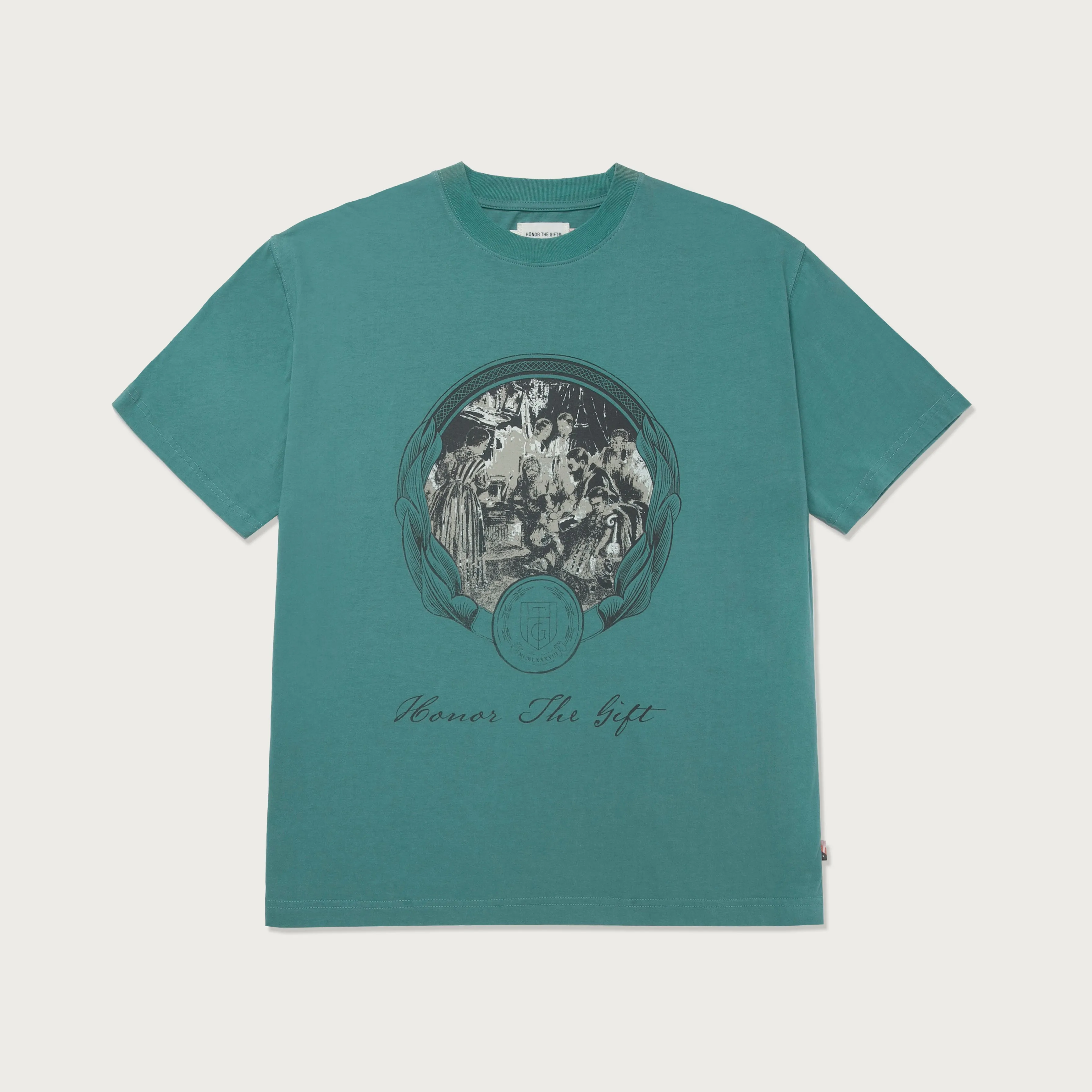 Past and Future T-Shirt - Teal sold by Honor the Gift