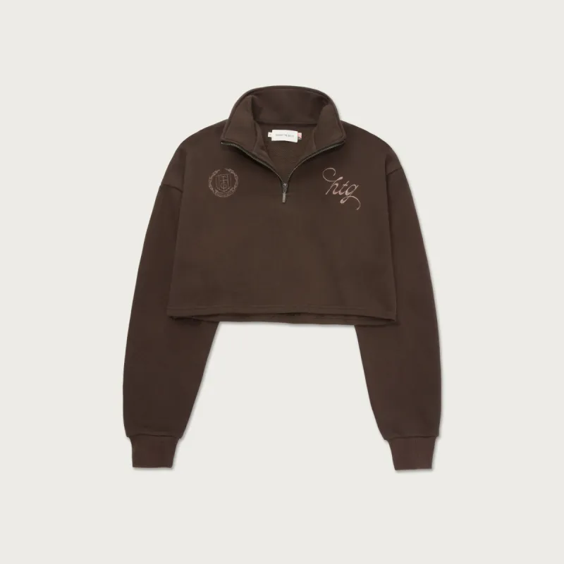 Womens 1/4 Zip Fleece - Black sold by Honor the Gift