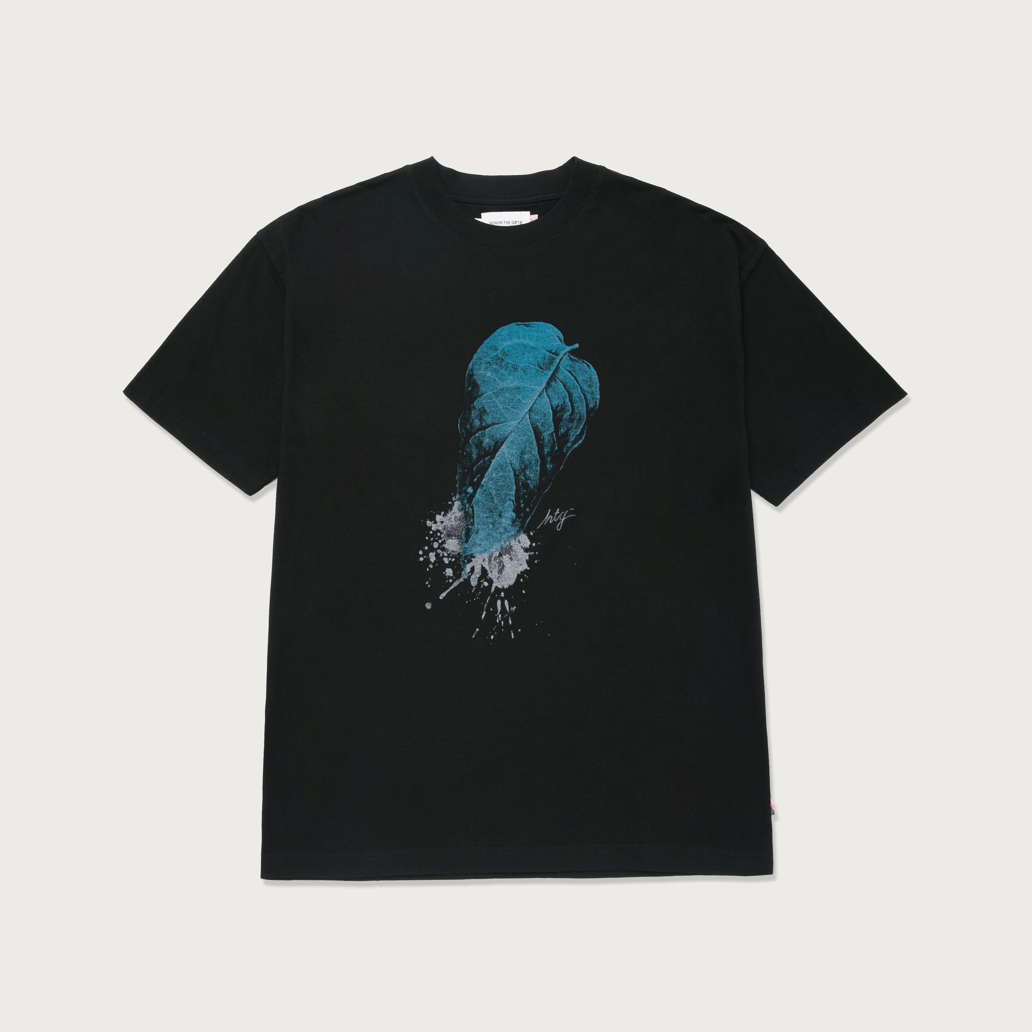 HTG® Leaf T-Shirt - Black sold by Honor the Gift