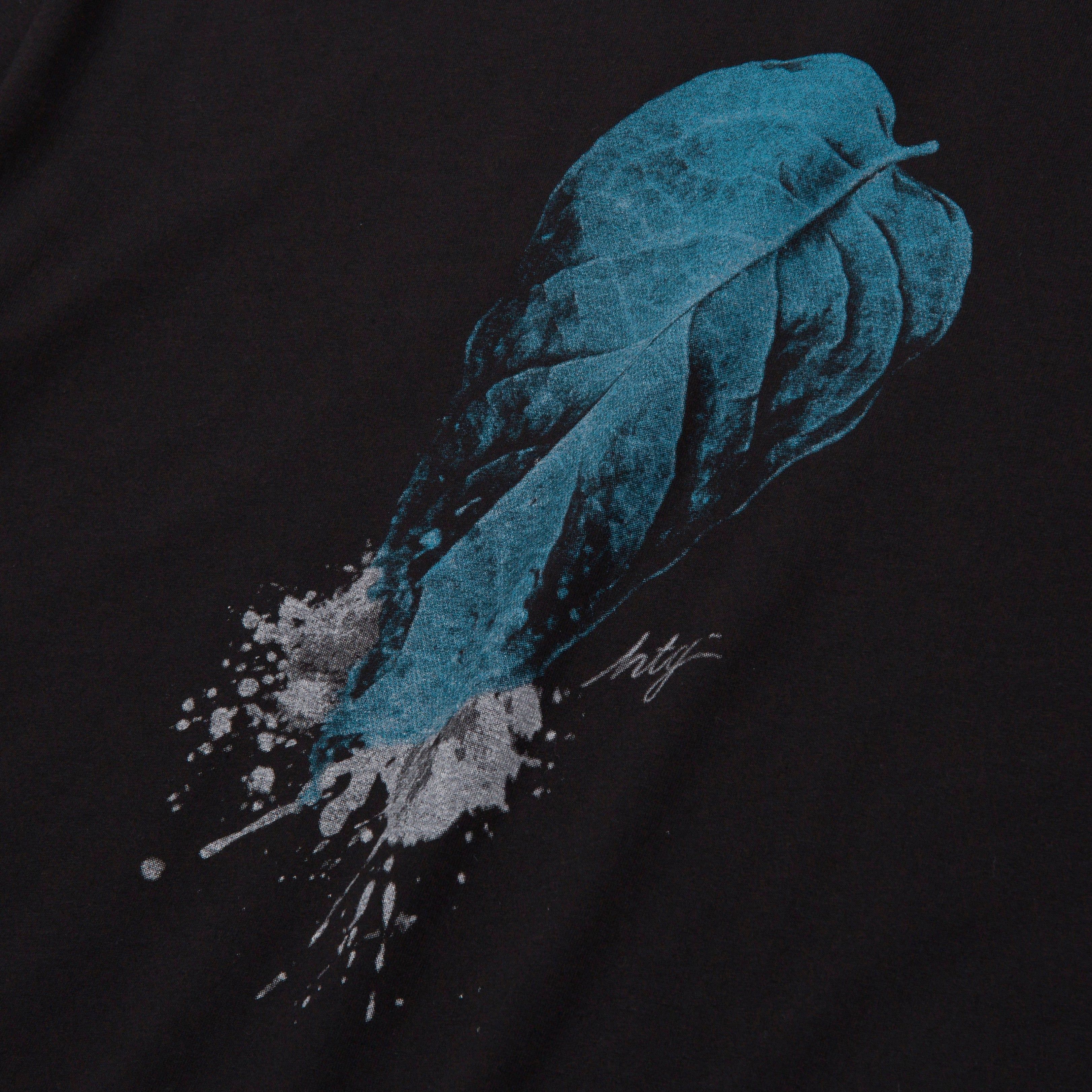 HTG® Leaf T-Shirt - Black sold by Honor the Gift product image thumbnail 3