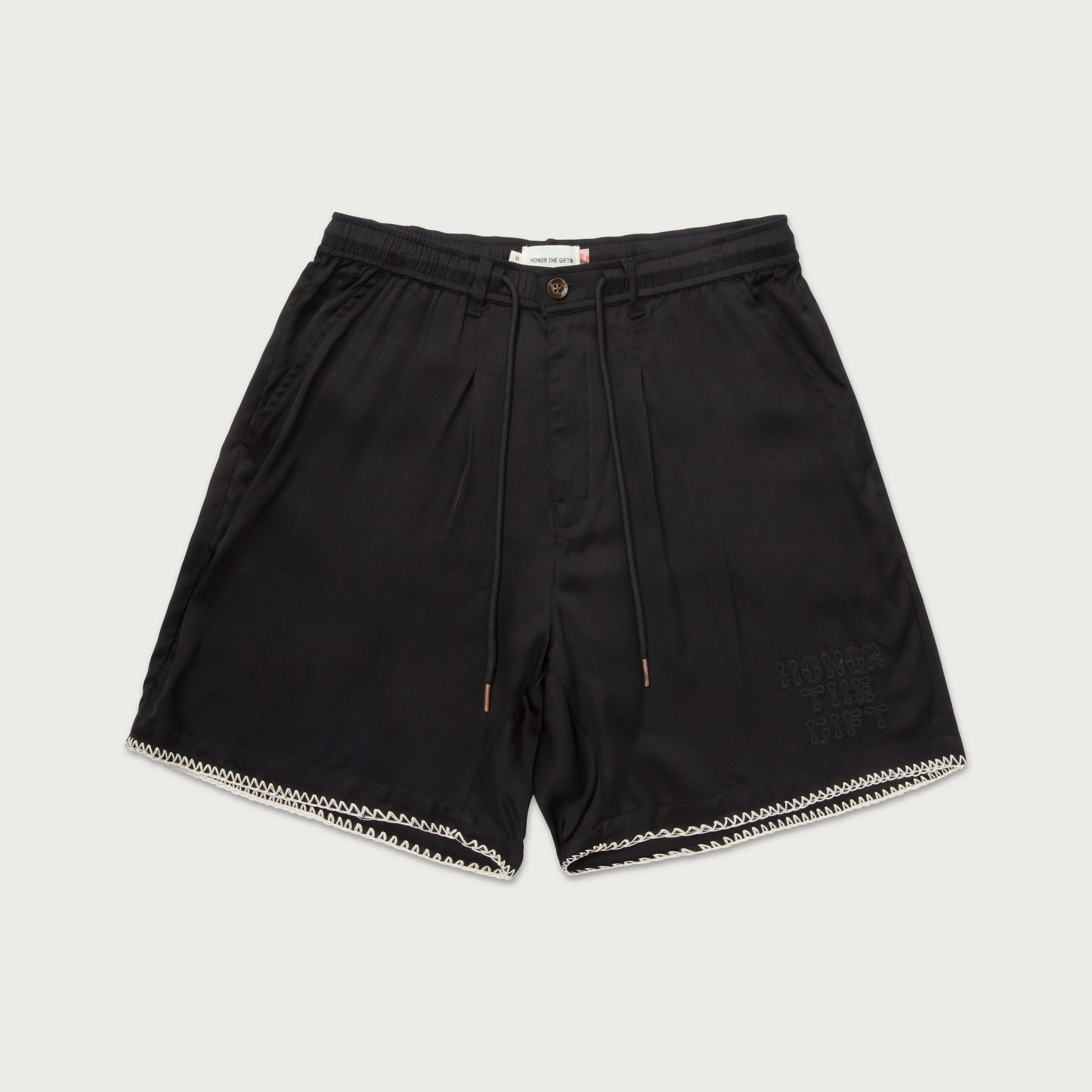 Blanket Stitch Short - Black sold by Honor the Gift