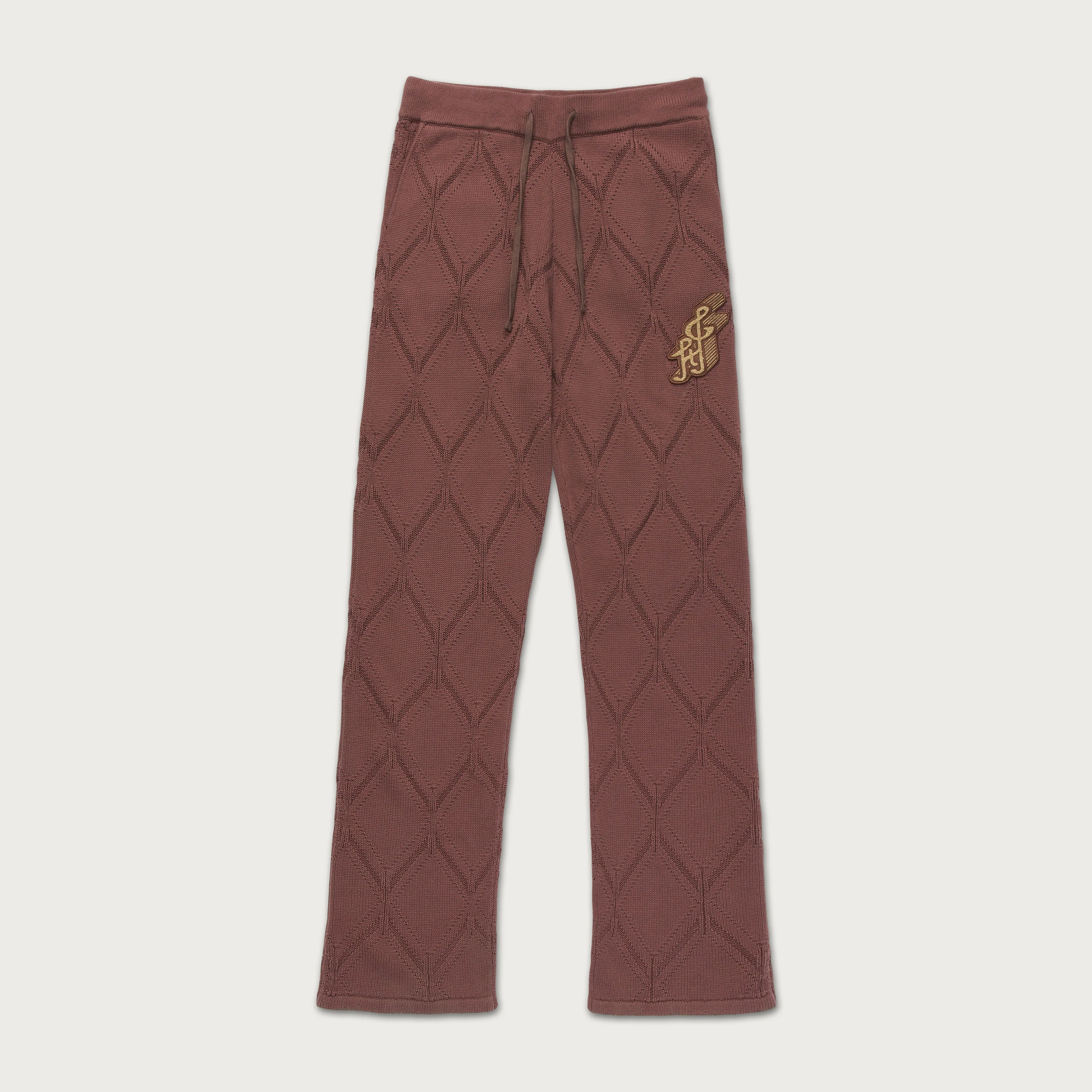 Diamond Knit Pant - Brown sold by Honor the Gift