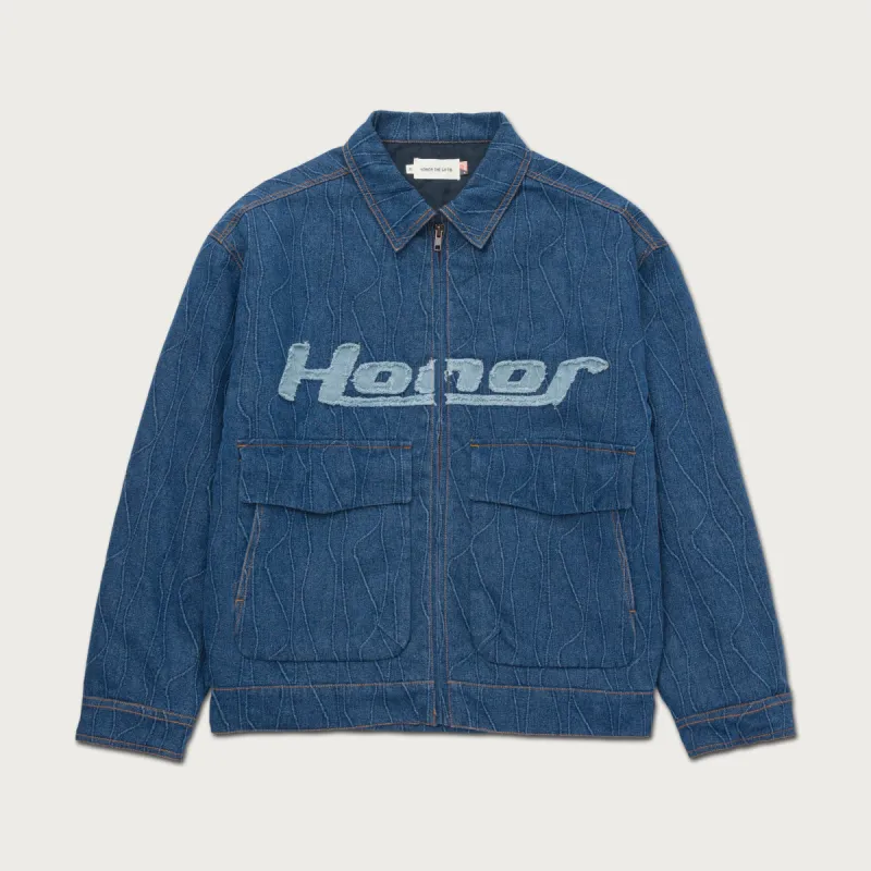 Frequency Denim Jacket - Indigo made by Honor the Gift