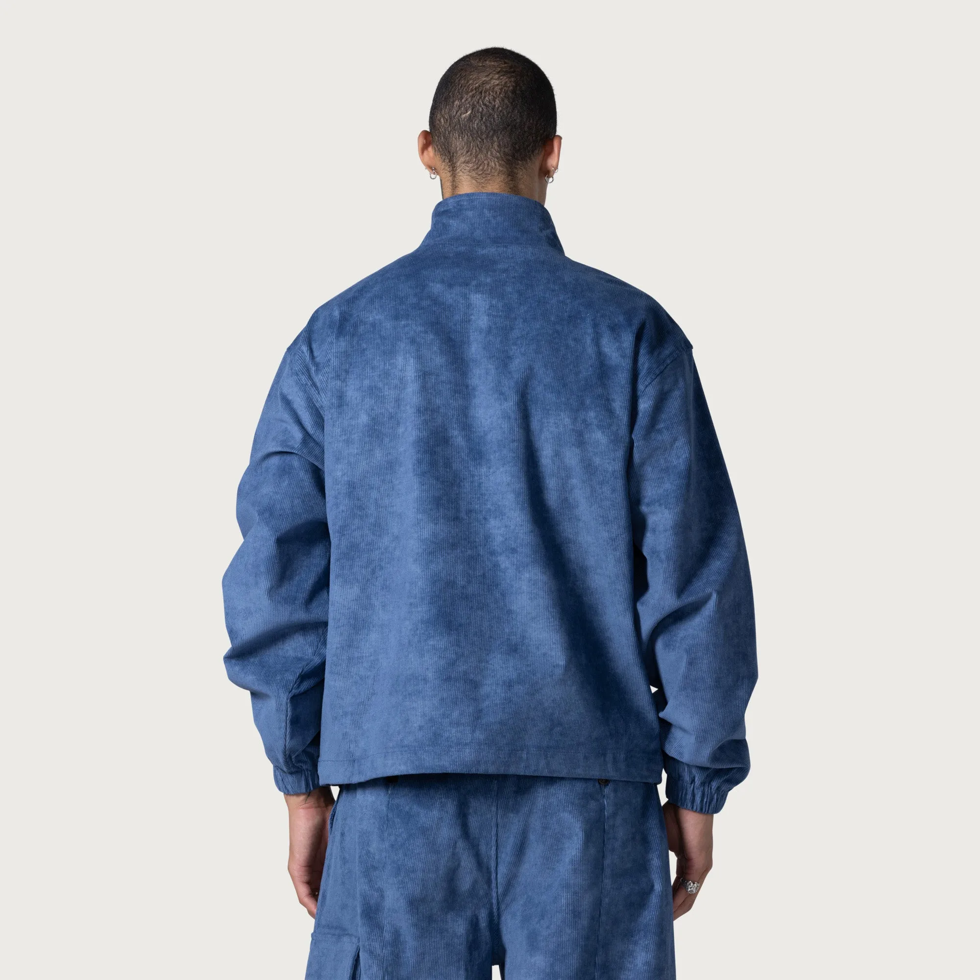 Corduroy Qtr Zip Anorak - Blue sold by Honor the Gift product image thumbnail 5