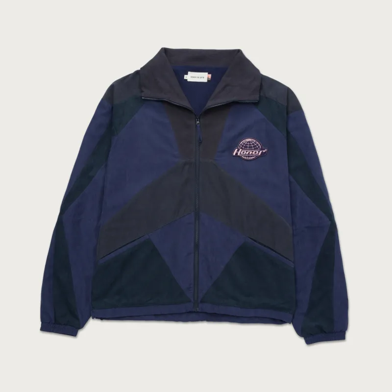 Color Block Full Zip - Navy sold by Honor the Gift