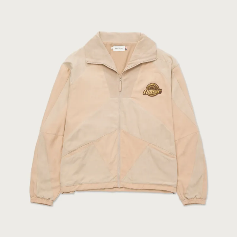 Color Block Full Zip - Tan sold by Honor the Gift