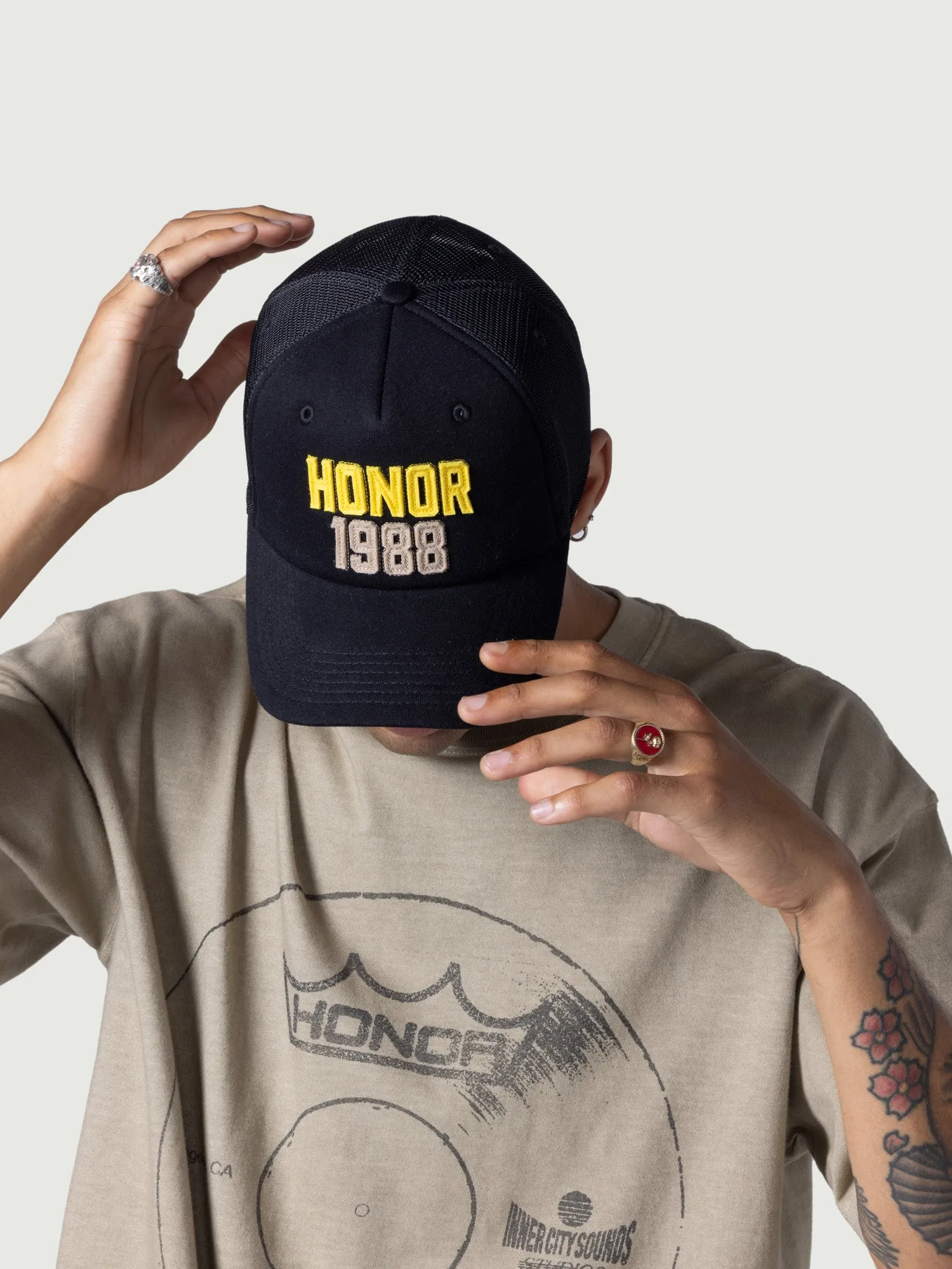 Honor 1988 Trucker Hat - Black sold by Honor the Gift product image thumbnail 2