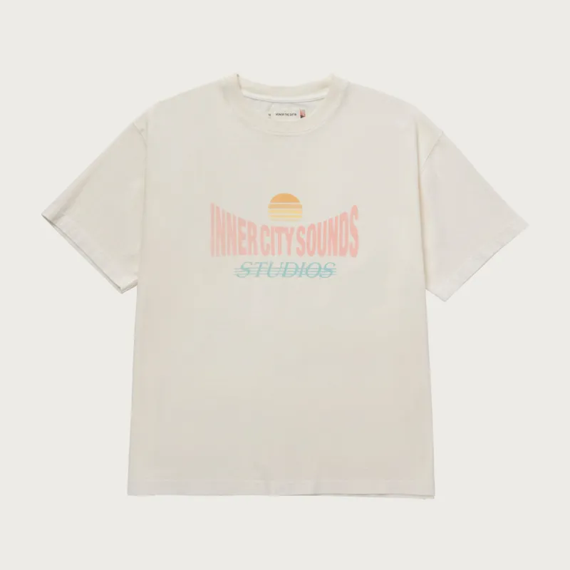 Inner City Sounds Tee - Cream sold by Honor the Gift