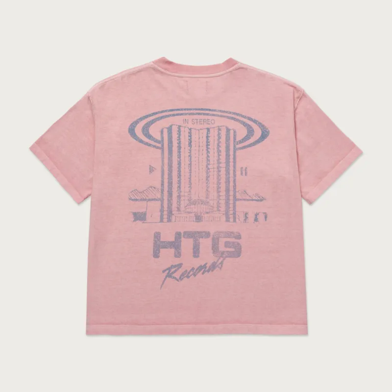 Htg Records Tee - Pink sold by Honor the Gift