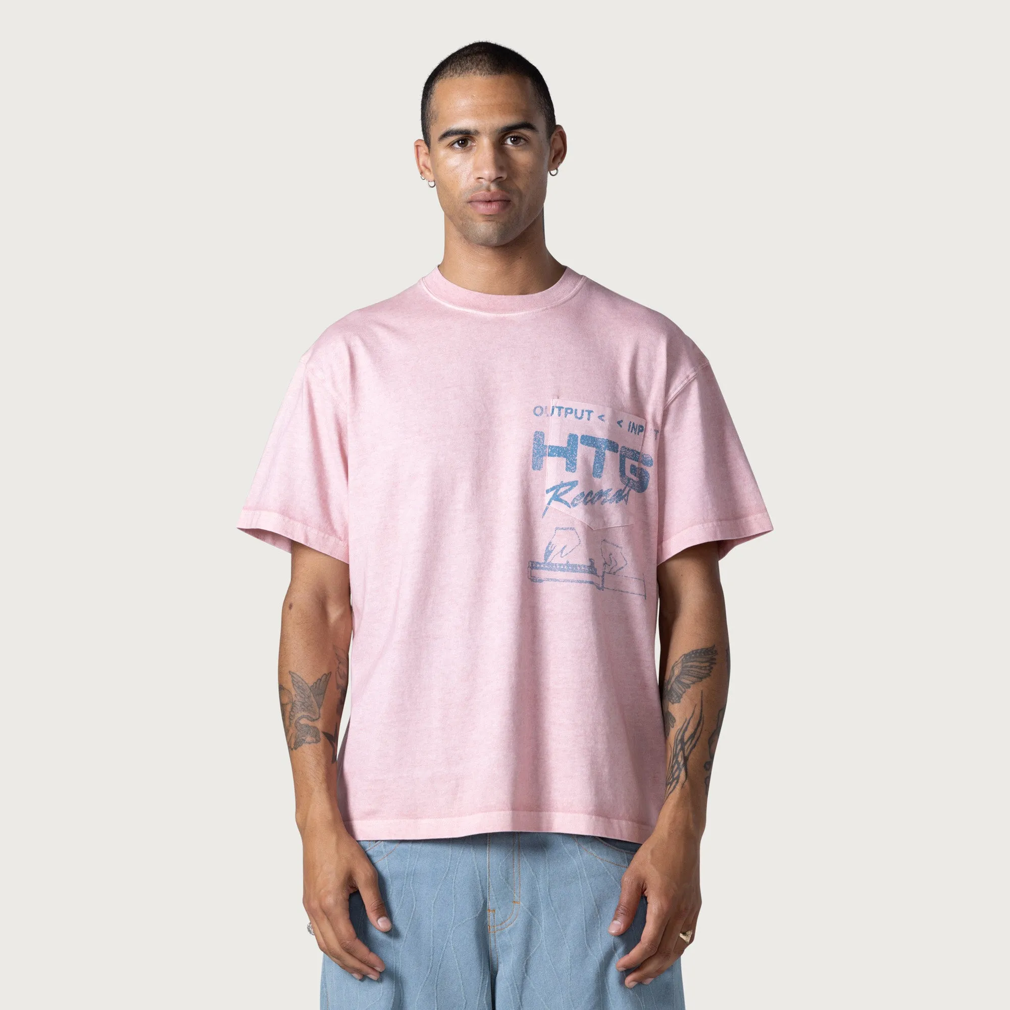Htg Records Tee - Pink sold by Honor the Gift product image thumbnail 2