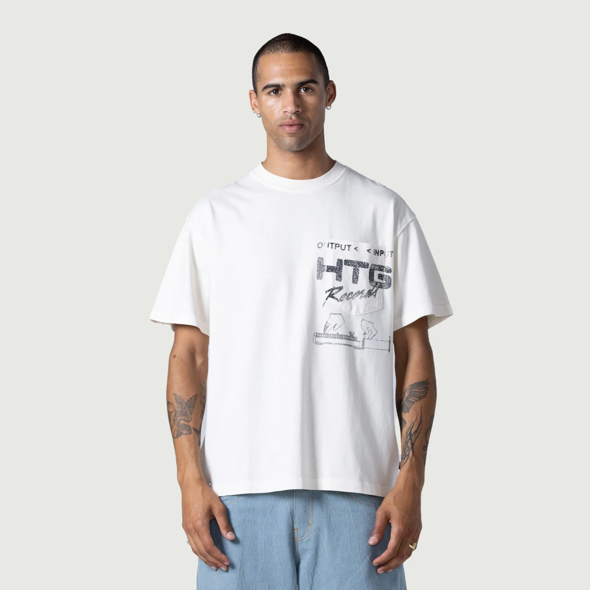Htg Records Tee - White sold by Honor the Gift product image thumbnail 2