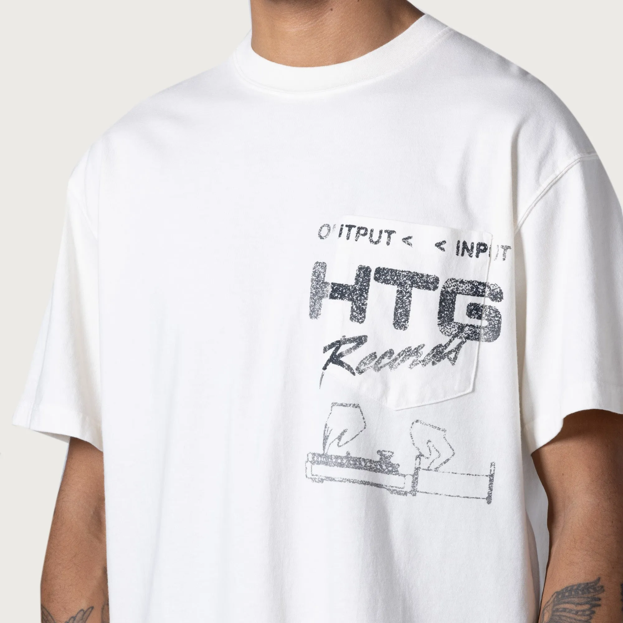 Htg Records Tee - White sold by Honor the Gift product image thumbnail 3