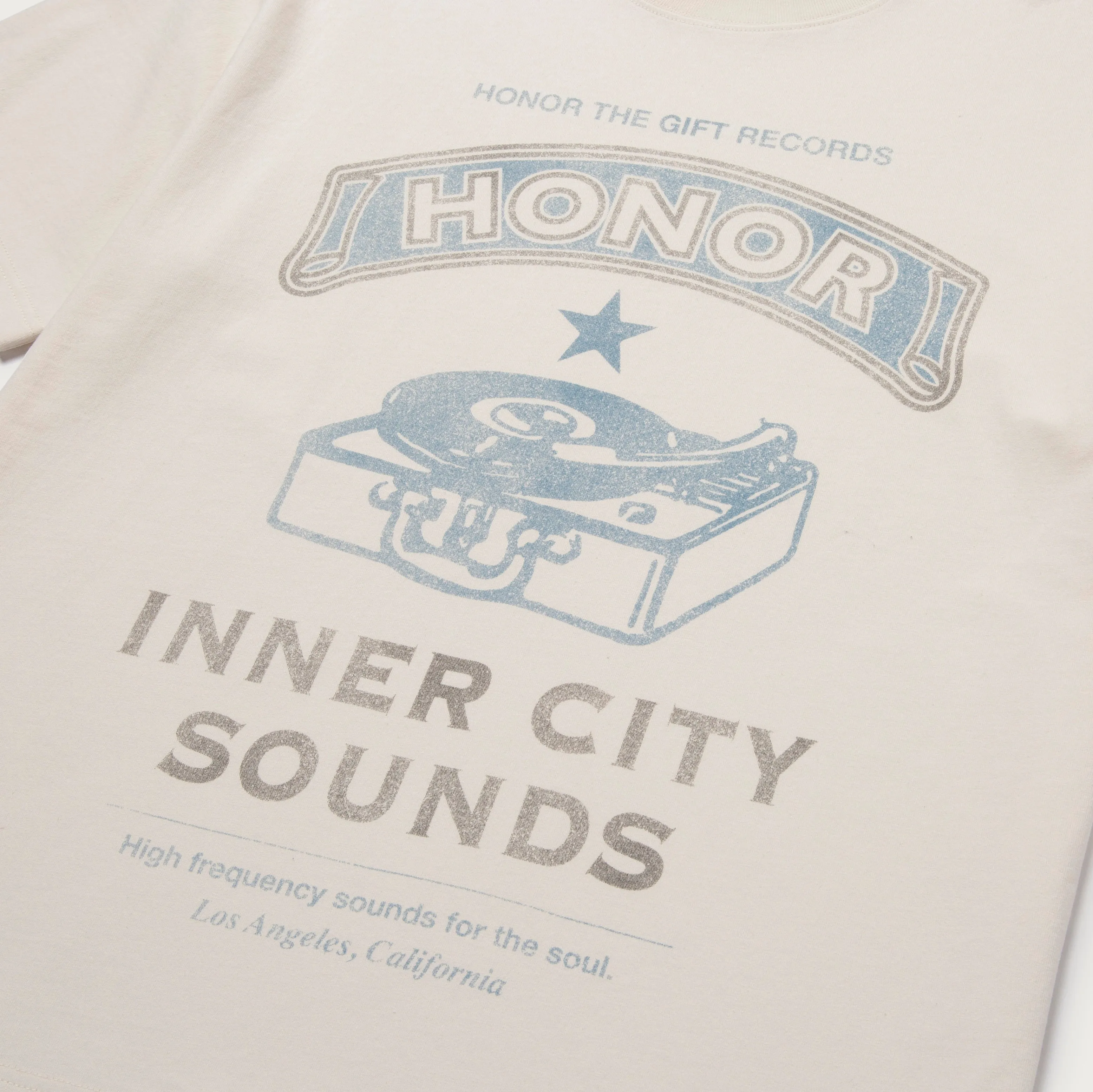 Honor Records Tee - Cream sold by Honor the Gift product image thumbnail 4