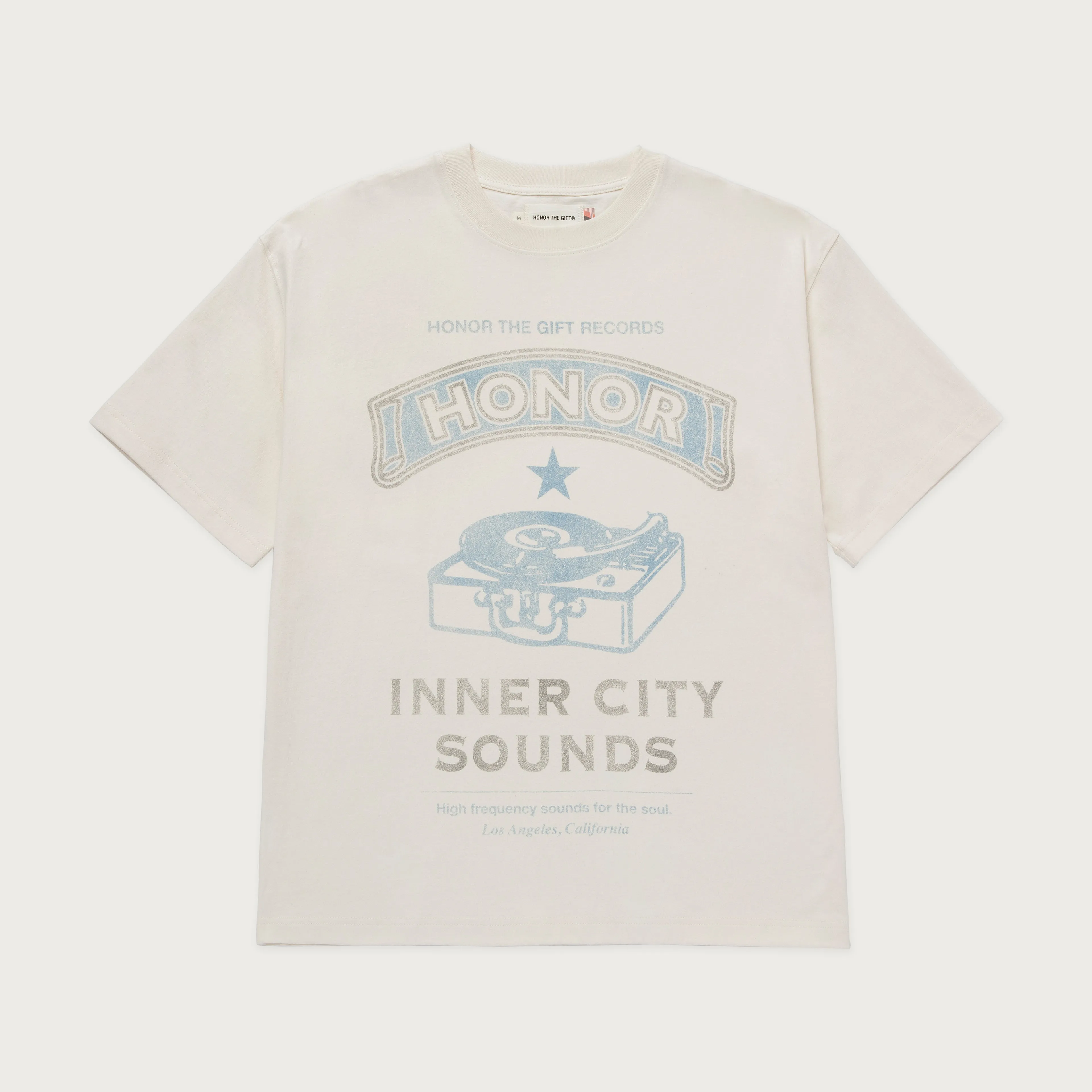 Honor Records Tee - Cream sold by Honor the Gift