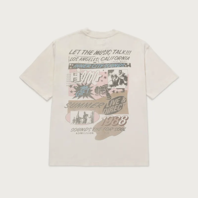 Music Language Tee - Cream sold by Honor the Gift