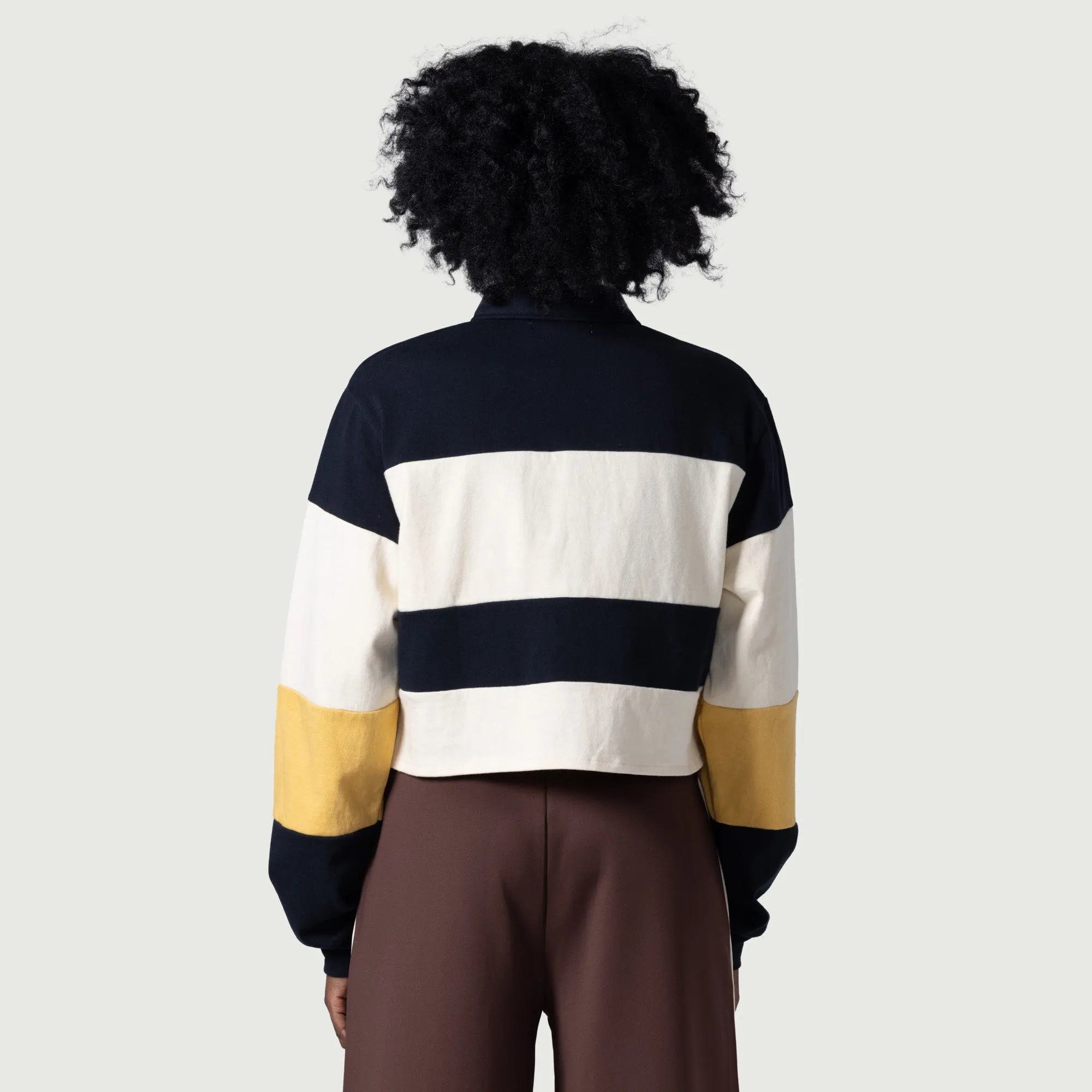 Womens Cropped Rugby - Black sold by Honor the Gift product image thumbnail 5