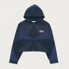 Womens Colorblock Full Zip - Navy sold by Honor the Gift