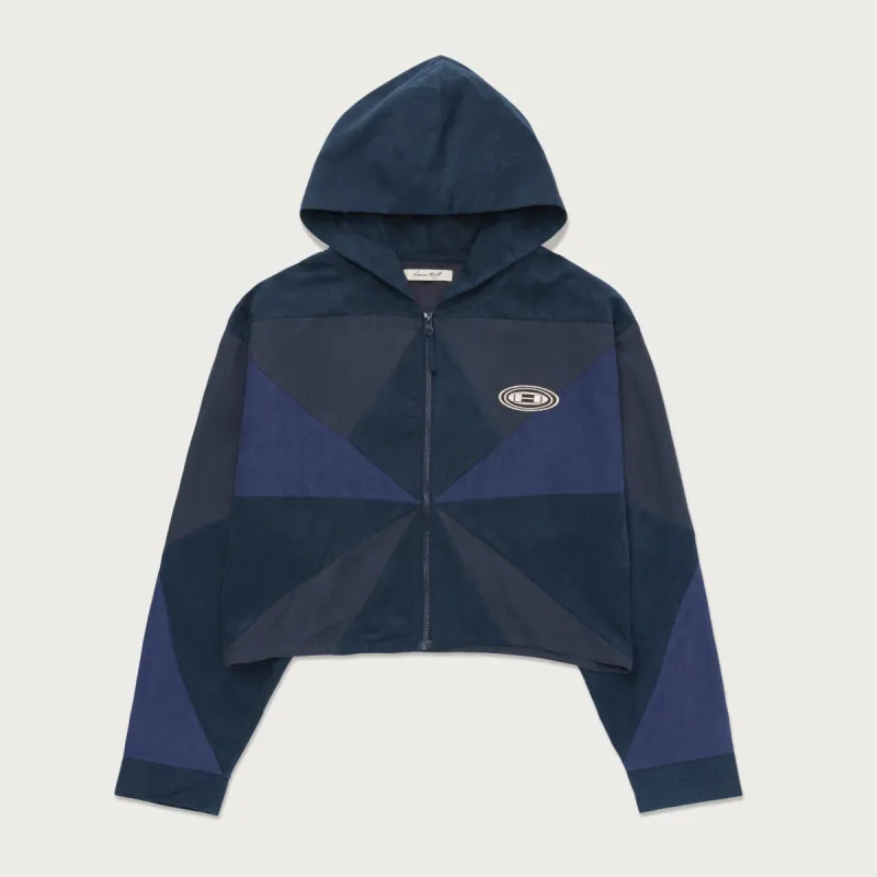 Womens Colorblock Full Zip - Navy sold by Honor the Gift
