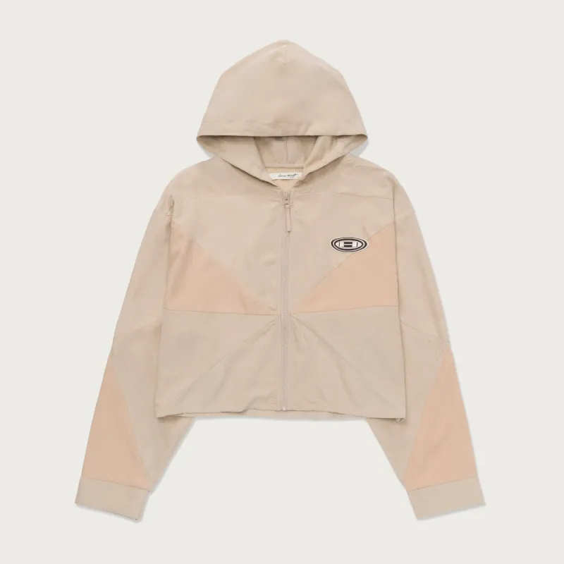 Womens Colorblock Full Zip - Tan sold by Honor the Gift