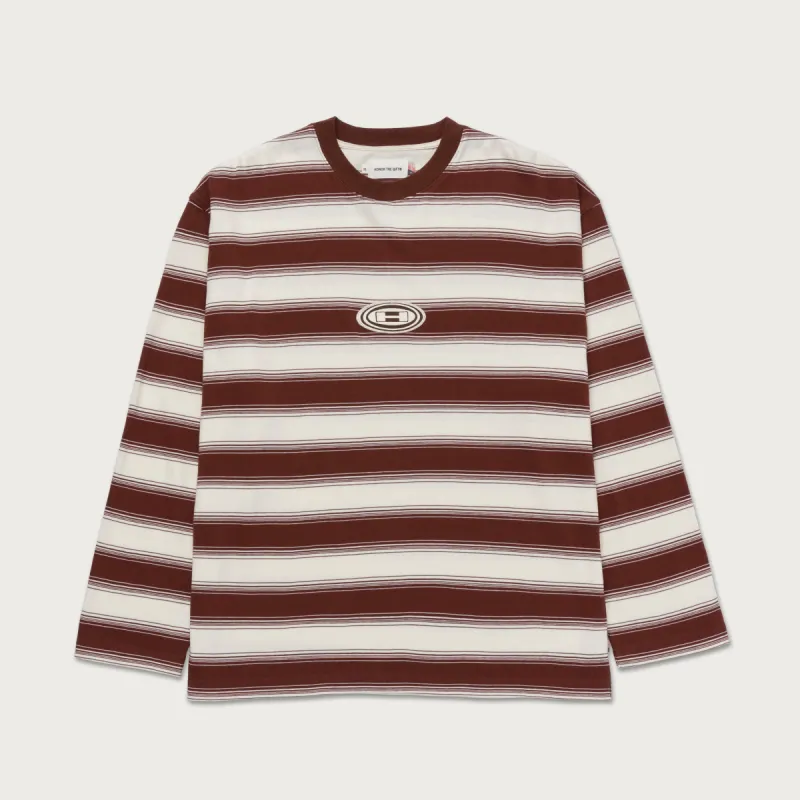 1988 Stripe Ls Tee - Brown sold by Honor the Gift