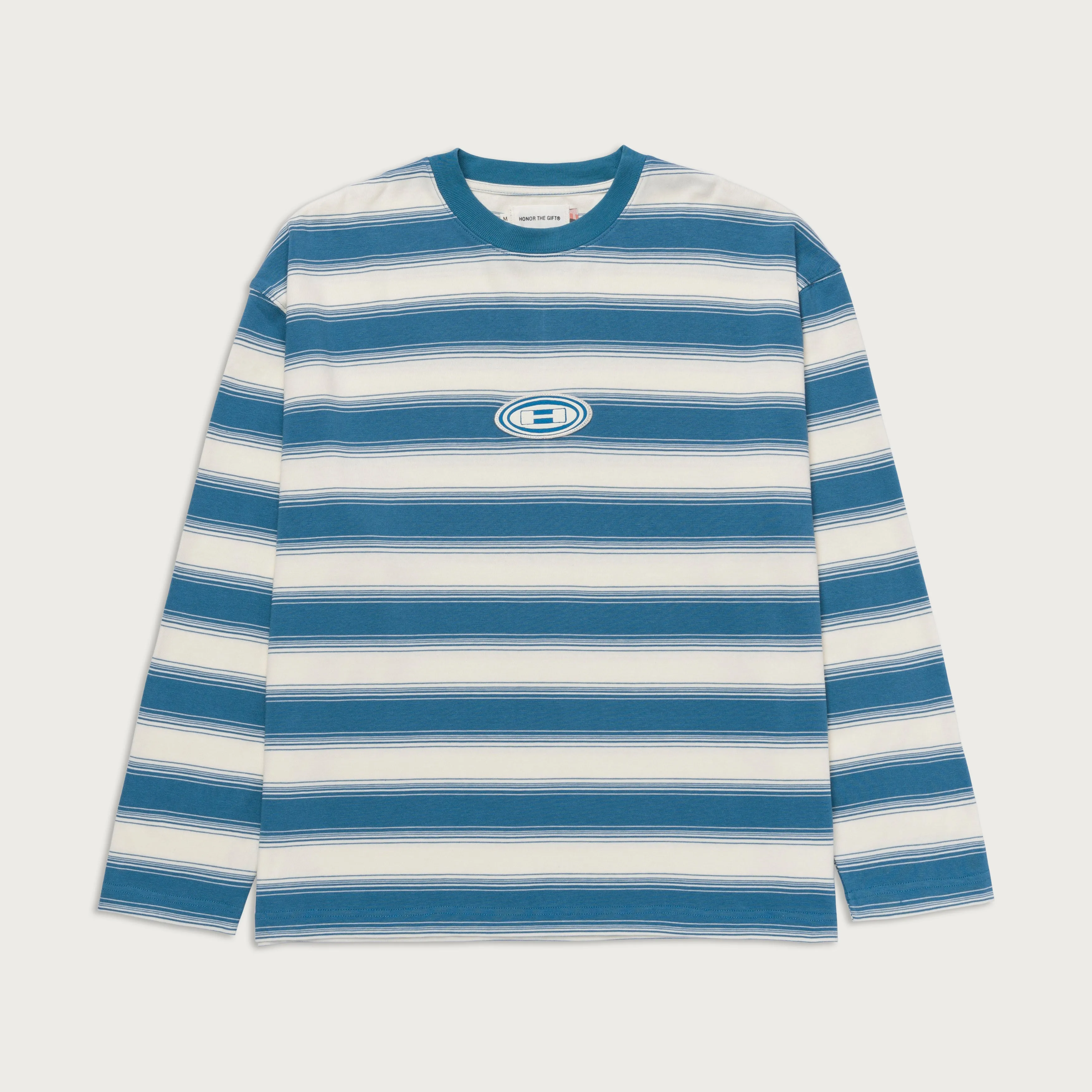 1988 Stripe Ls Tee - Blue sold by Honor the Gift