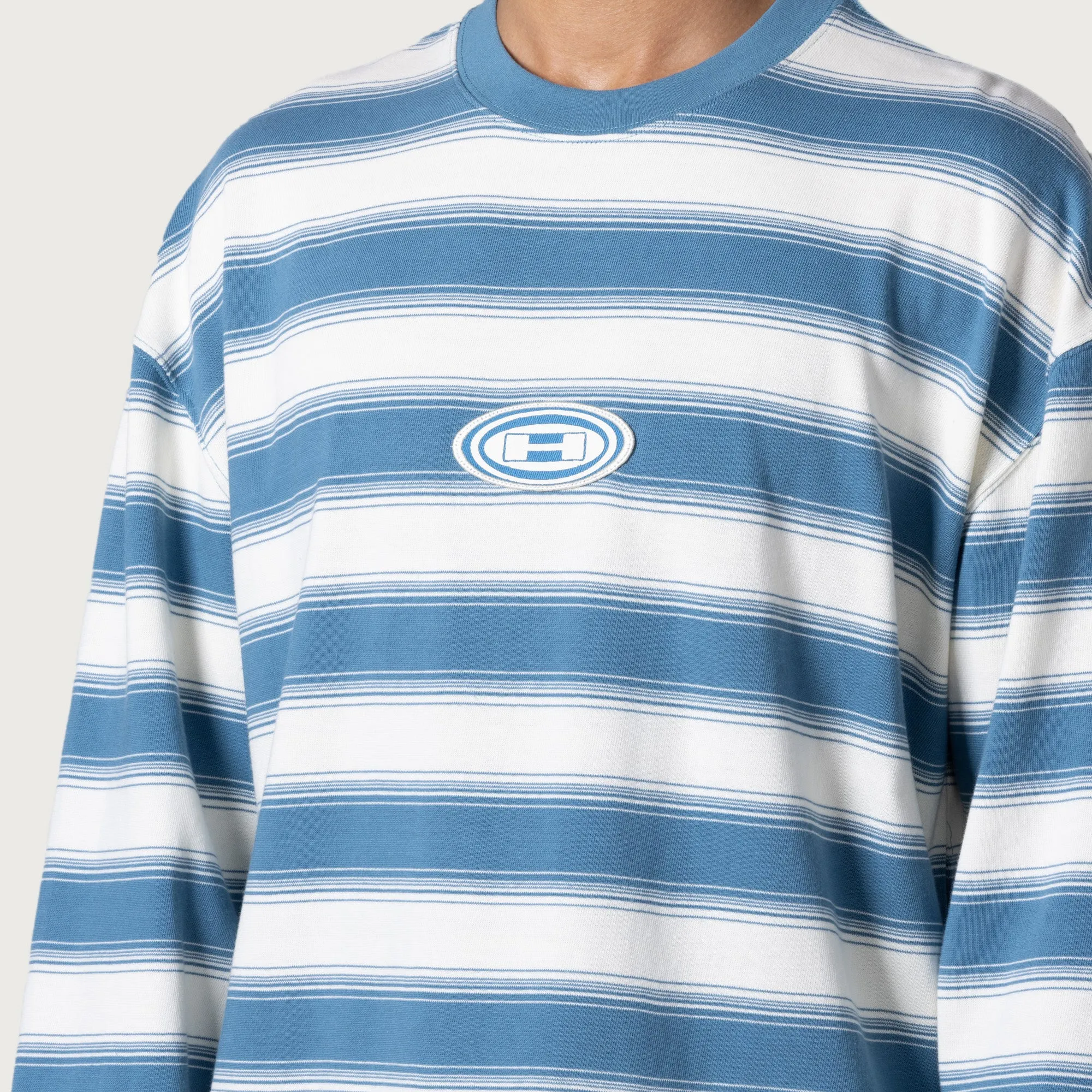 1988 Stripe Ls Tee - Blue sold by Honor the Gift product image thumbnail 5