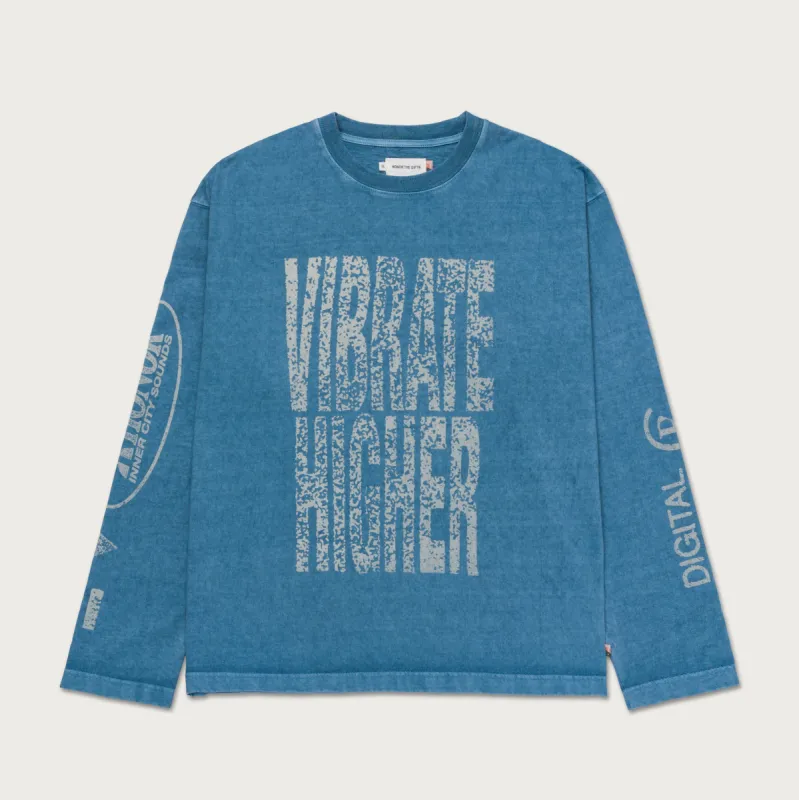 Vibrations LS Tee - Blue sold by Honor the Gift