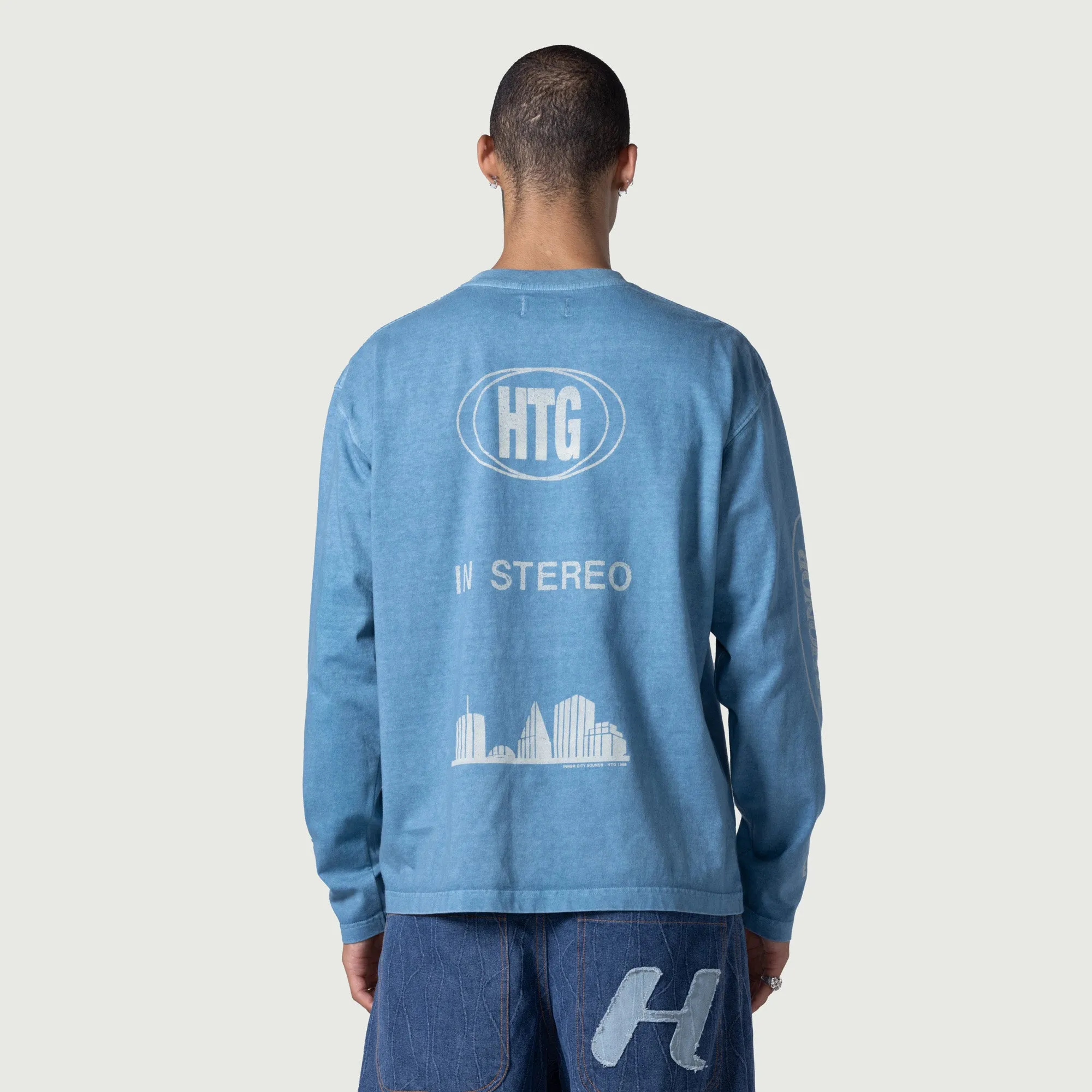 Vibrations LS Tee - Blue sold by Honor the Gift product image thumbnail 4