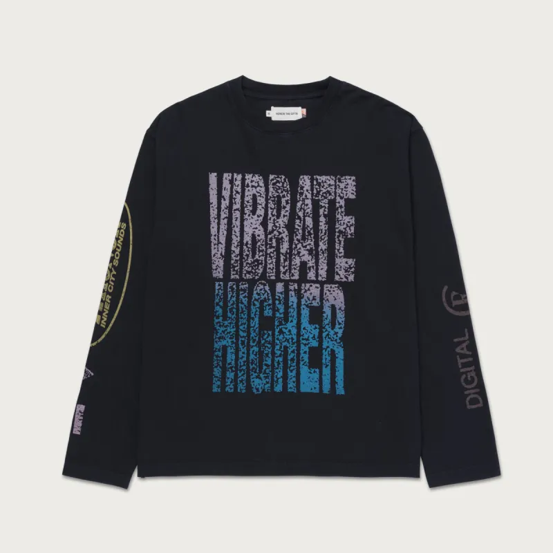 Vibrations LS Tee - Black sold by Honor the Gift