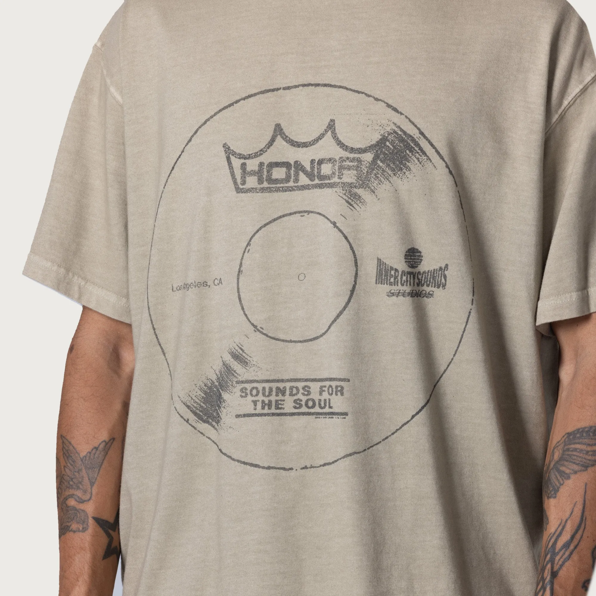 Honor Vinyl Tee - Stone sold by Honor the Gift product image thumbnail 4