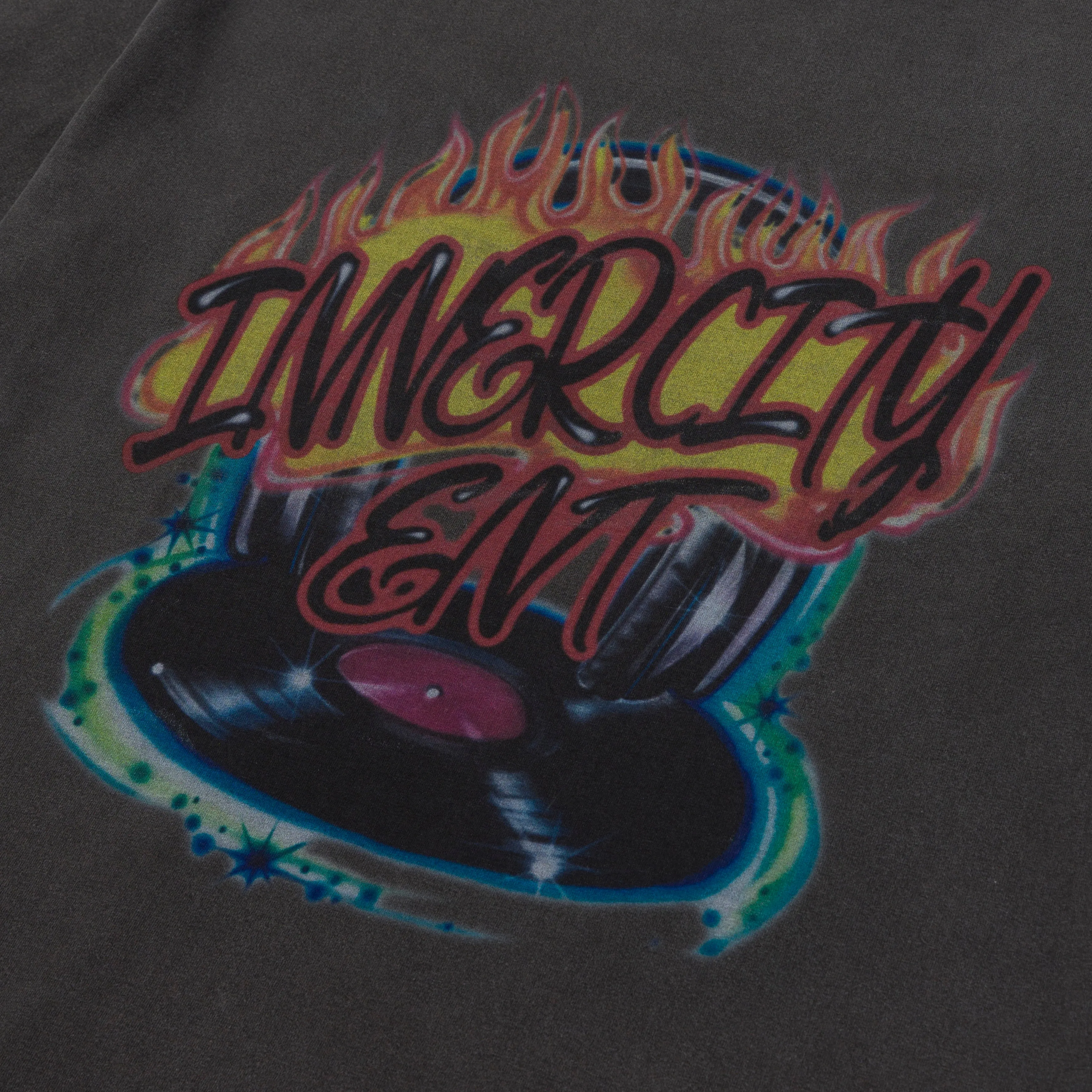 Vinyl Airbrush T-Shirt - Black sold by Honor the Gift product image thumbnail 4