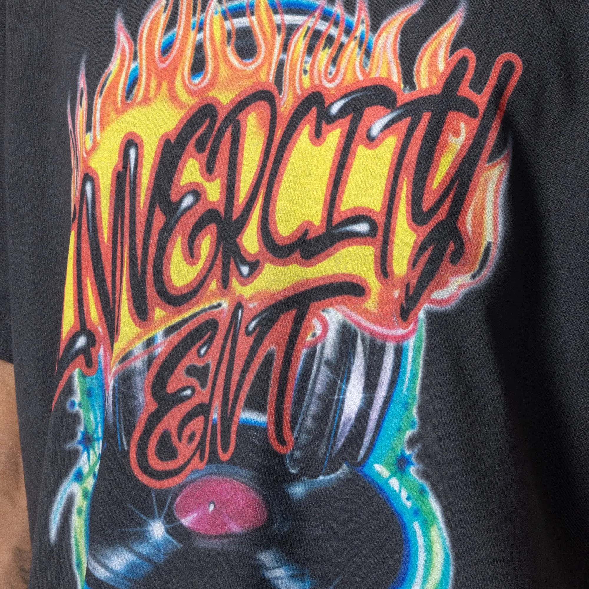 Vinyl Airbrush T-Shirt - Black sold by Honor the Gift product image thumbnail 3