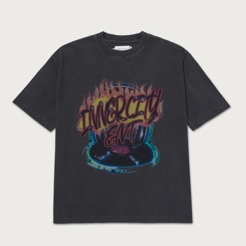 Vinyl Airbrush T-Shirt - Black sold by Honor the Gift