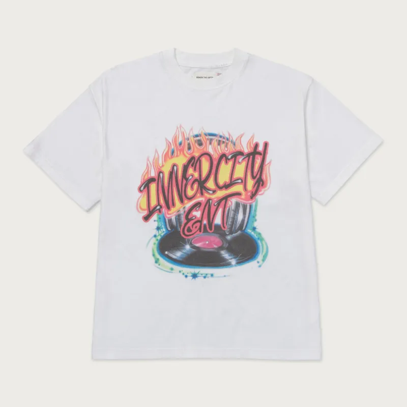 Vinyl Airbrush T-Shirt - White sold by Honor the Gift