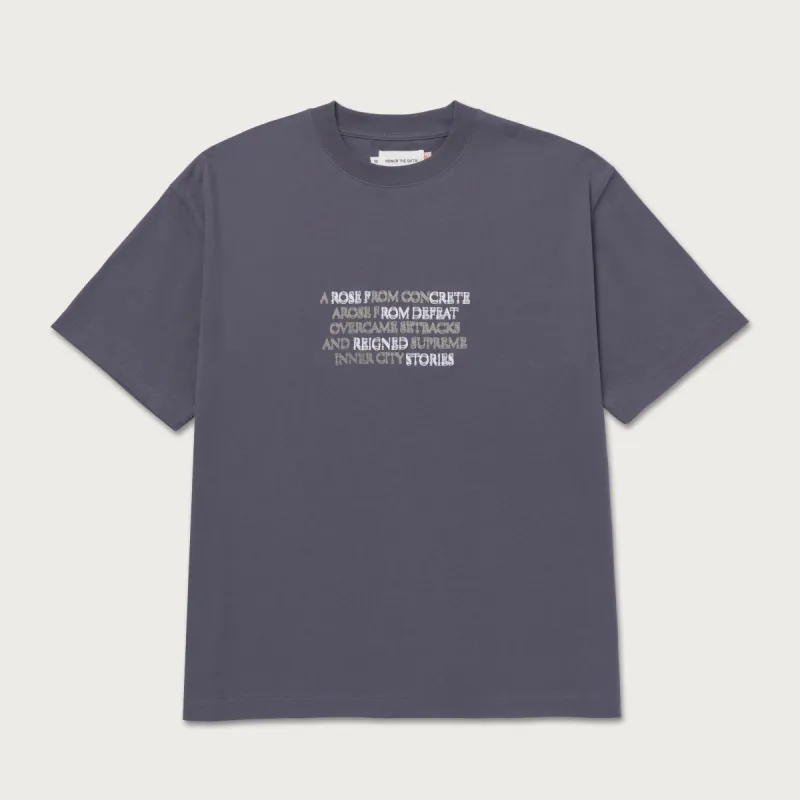 Rose Htg T-Shirt - Grey made by Honor the Gift