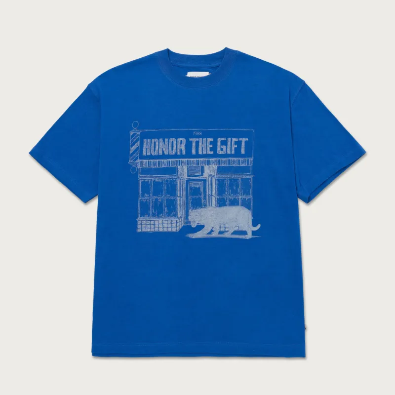 Barbershop T-Shirt - Blue sold by Honor the Gift