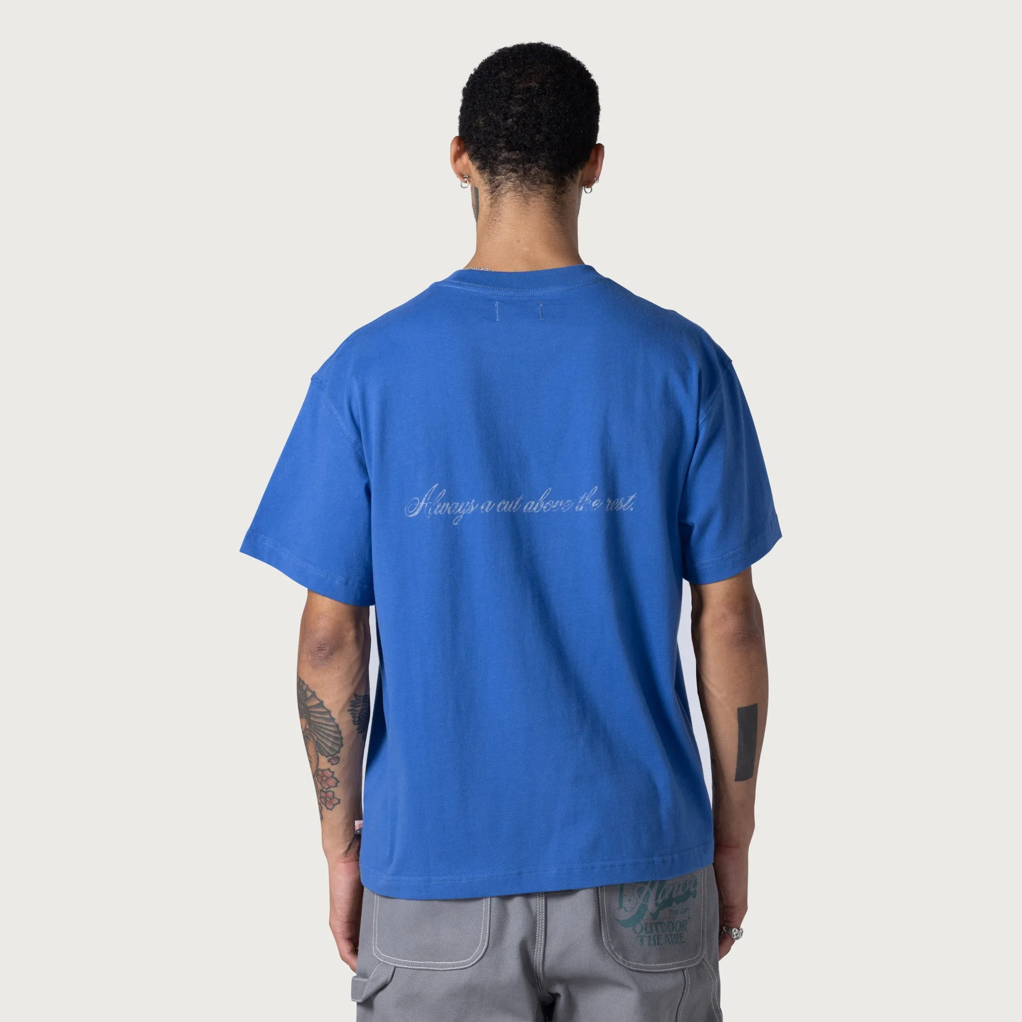 Barbershop T-Shirt - Blue sold by Honor the Gift product image thumbnail 4