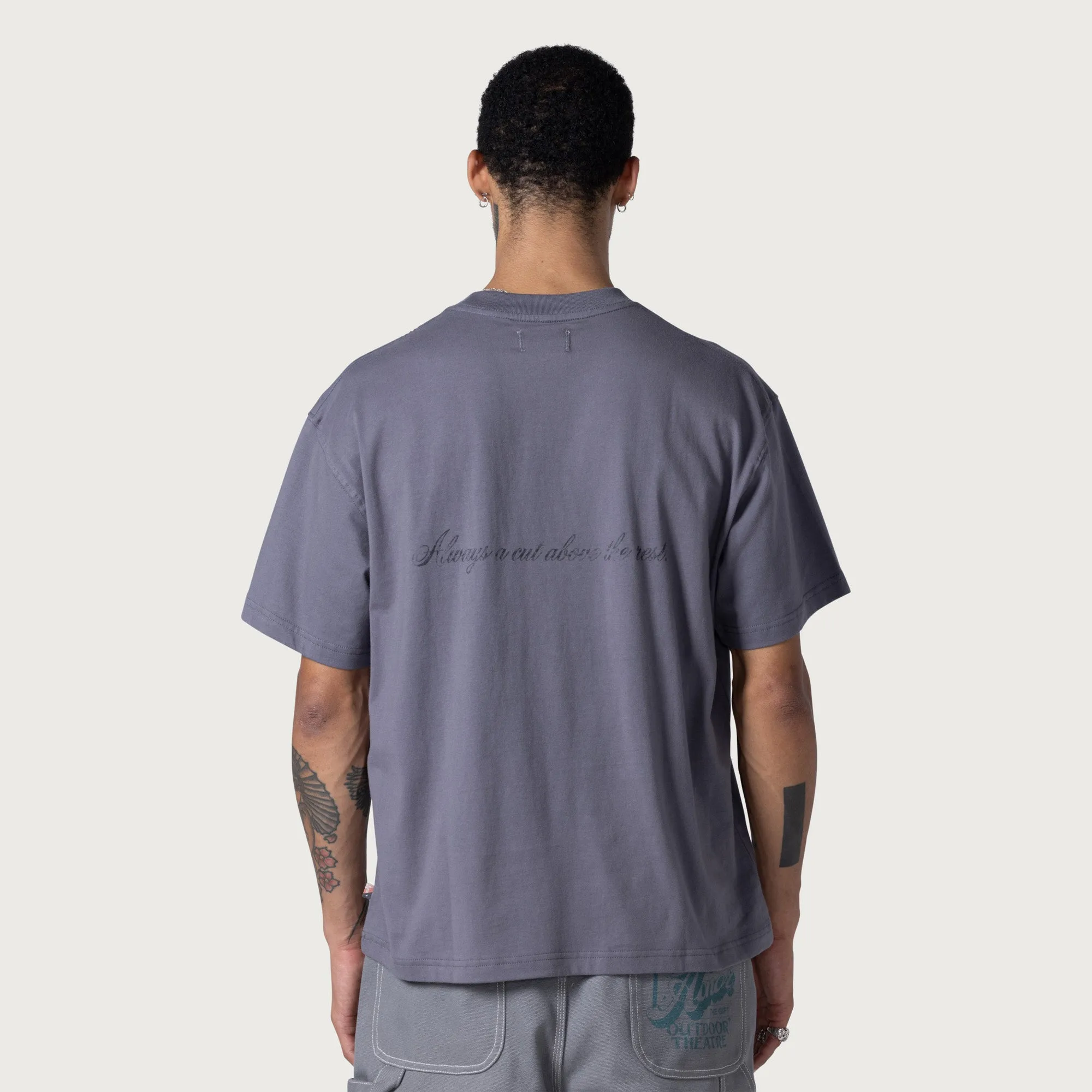 Barbershop T-Shirt - Grey sold by Honor the Gift product image thumbnail 4
