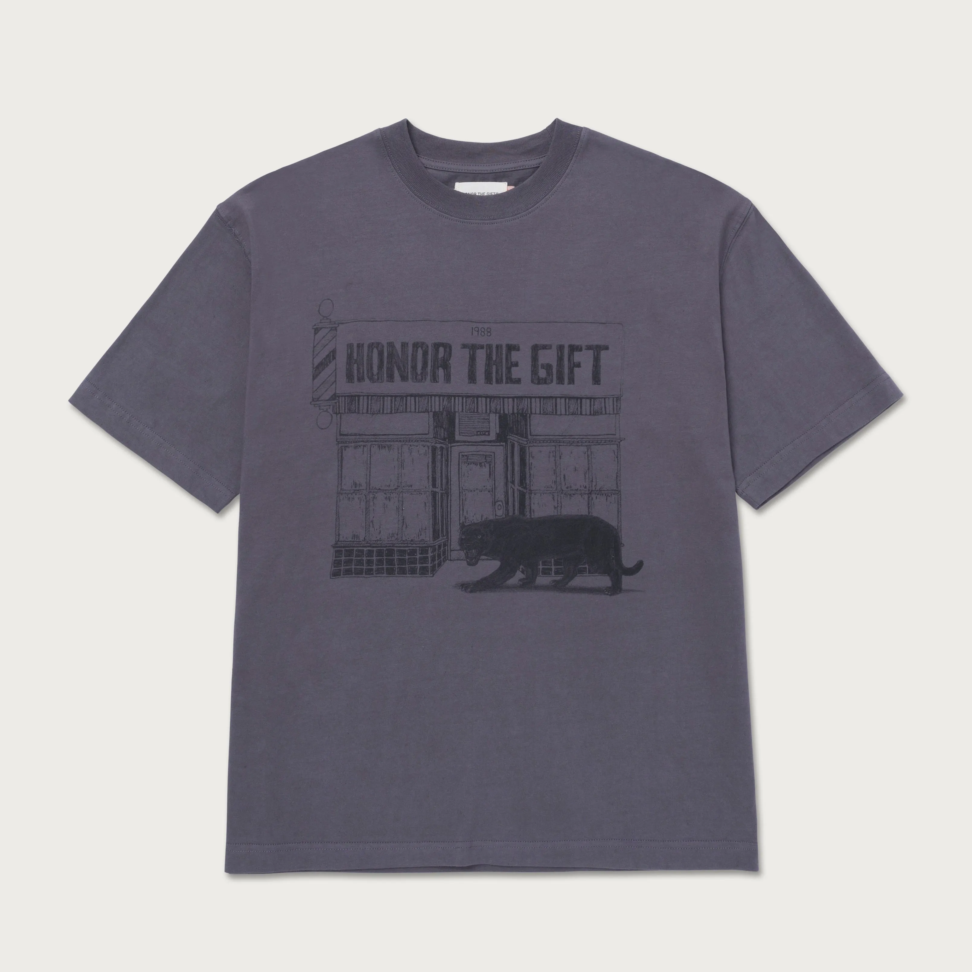 Barbershop T-Shirt - Grey sold by Honor the Gift