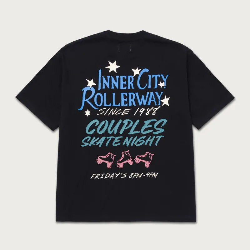 Roller Rink T-Shirt - Black sold by Honor the Gift