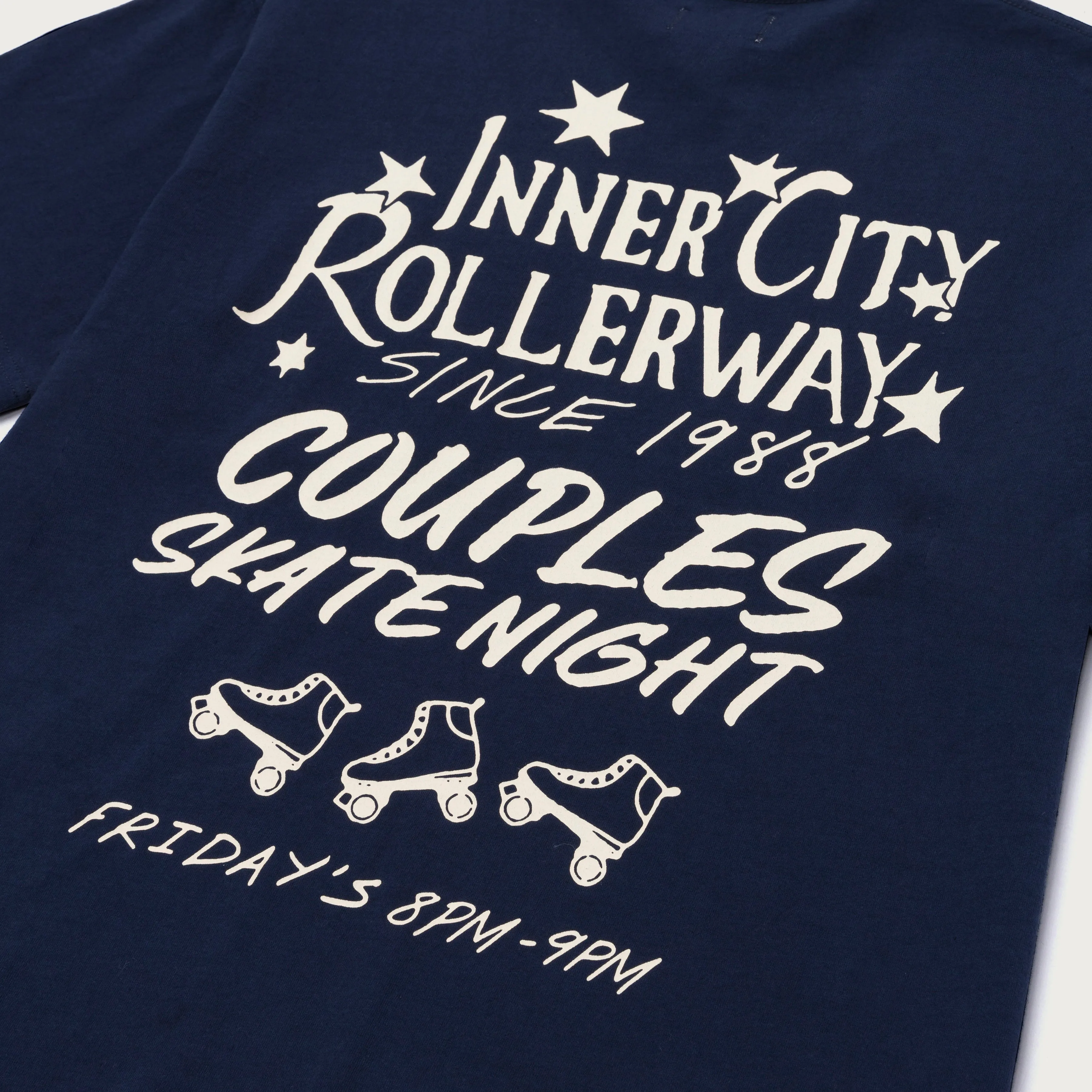 Roller Rink T-Shirt - Navy sold by Honor the Gift product image thumbnail 5