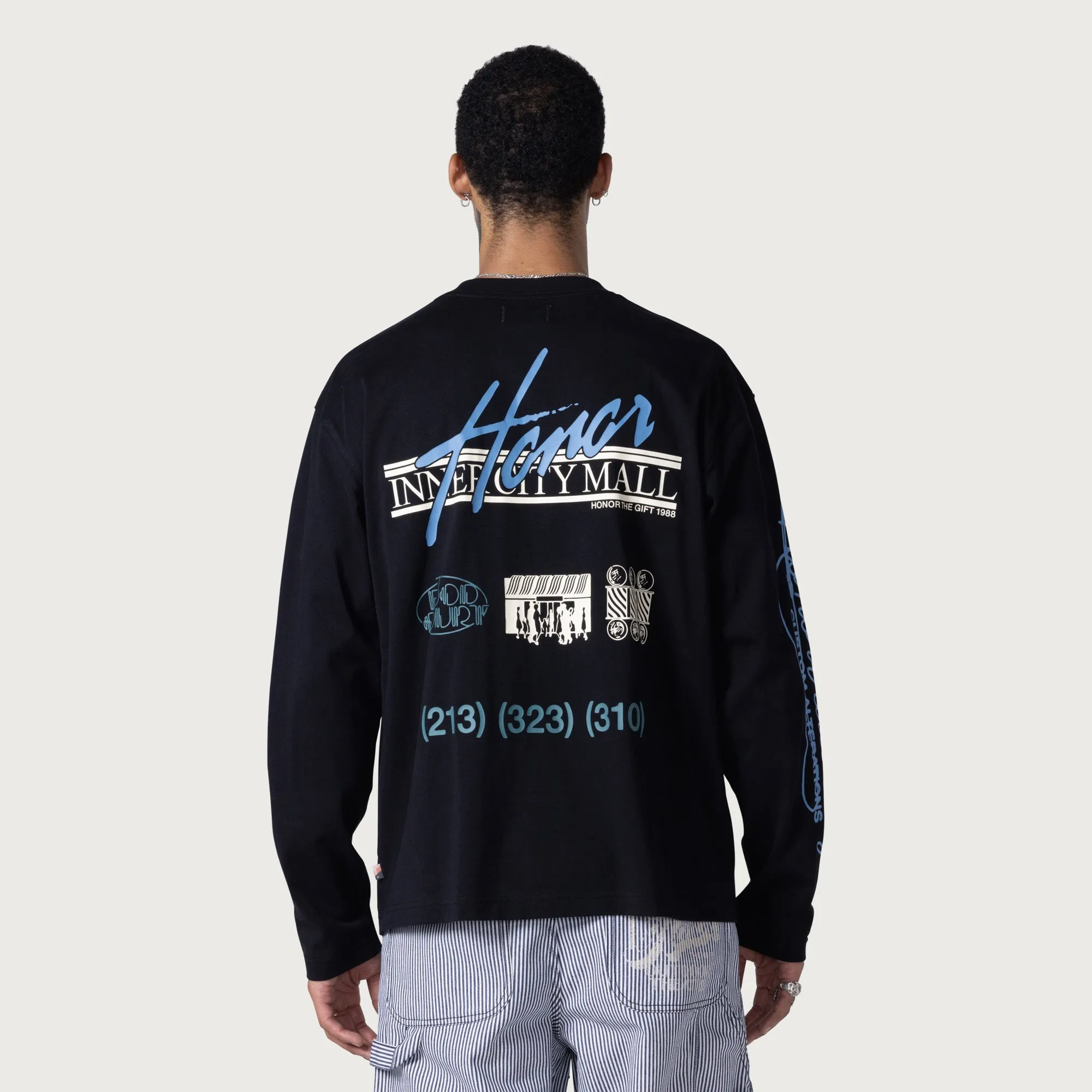 Mall Ls T-Shirt - Black sold by Honor the Gift product image thumbnail 4