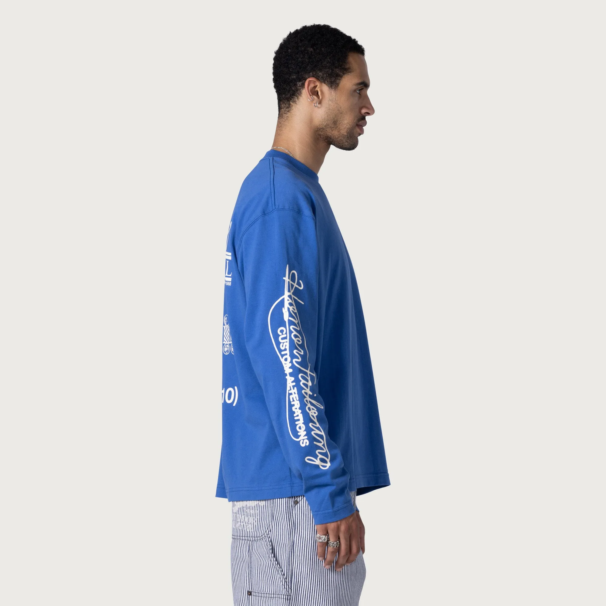 Mall Ls T-Shirt - Blue sold by Honor the Gift product image thumbnail 3