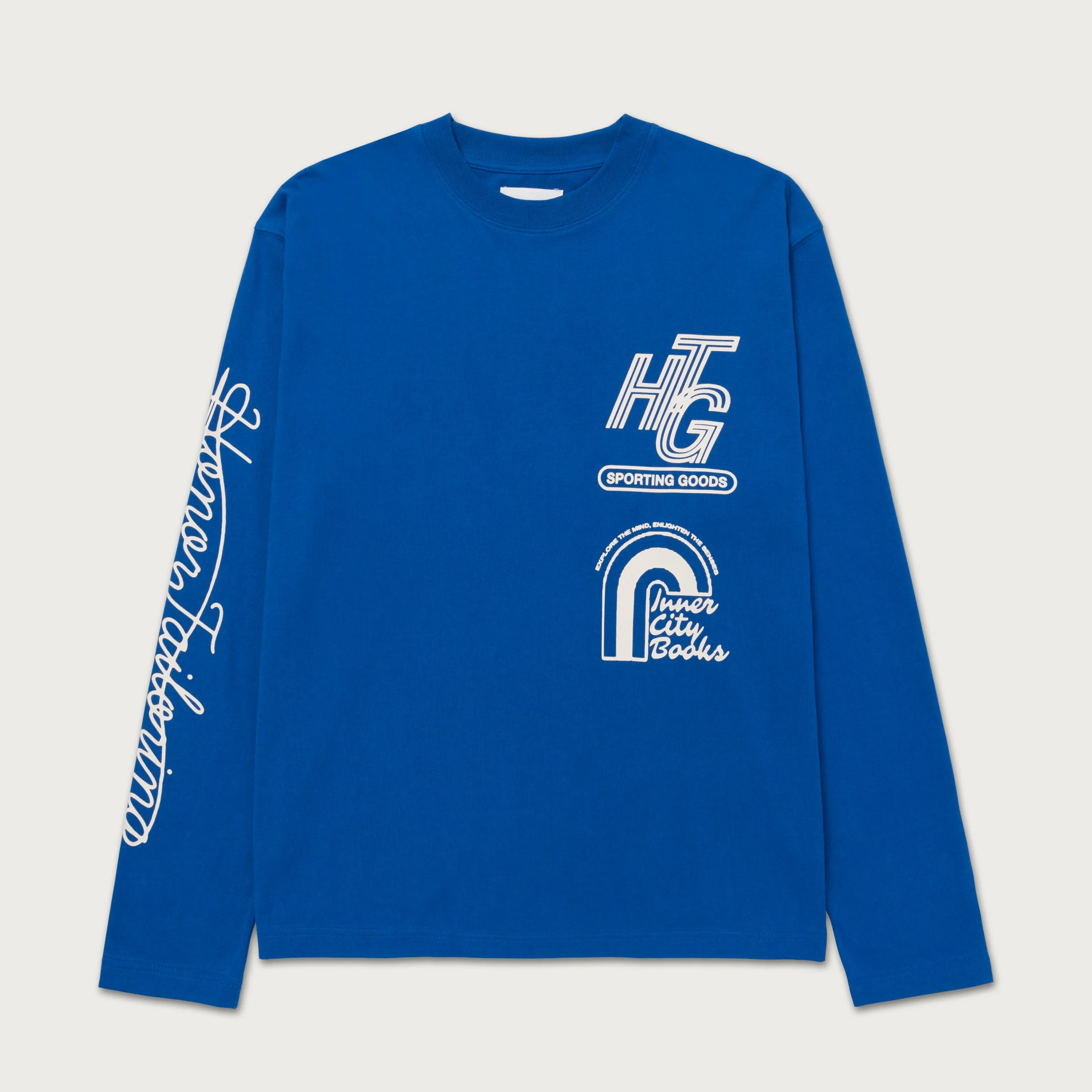 Mall Ls T-Shirt - Blue sold by Honor the Gift