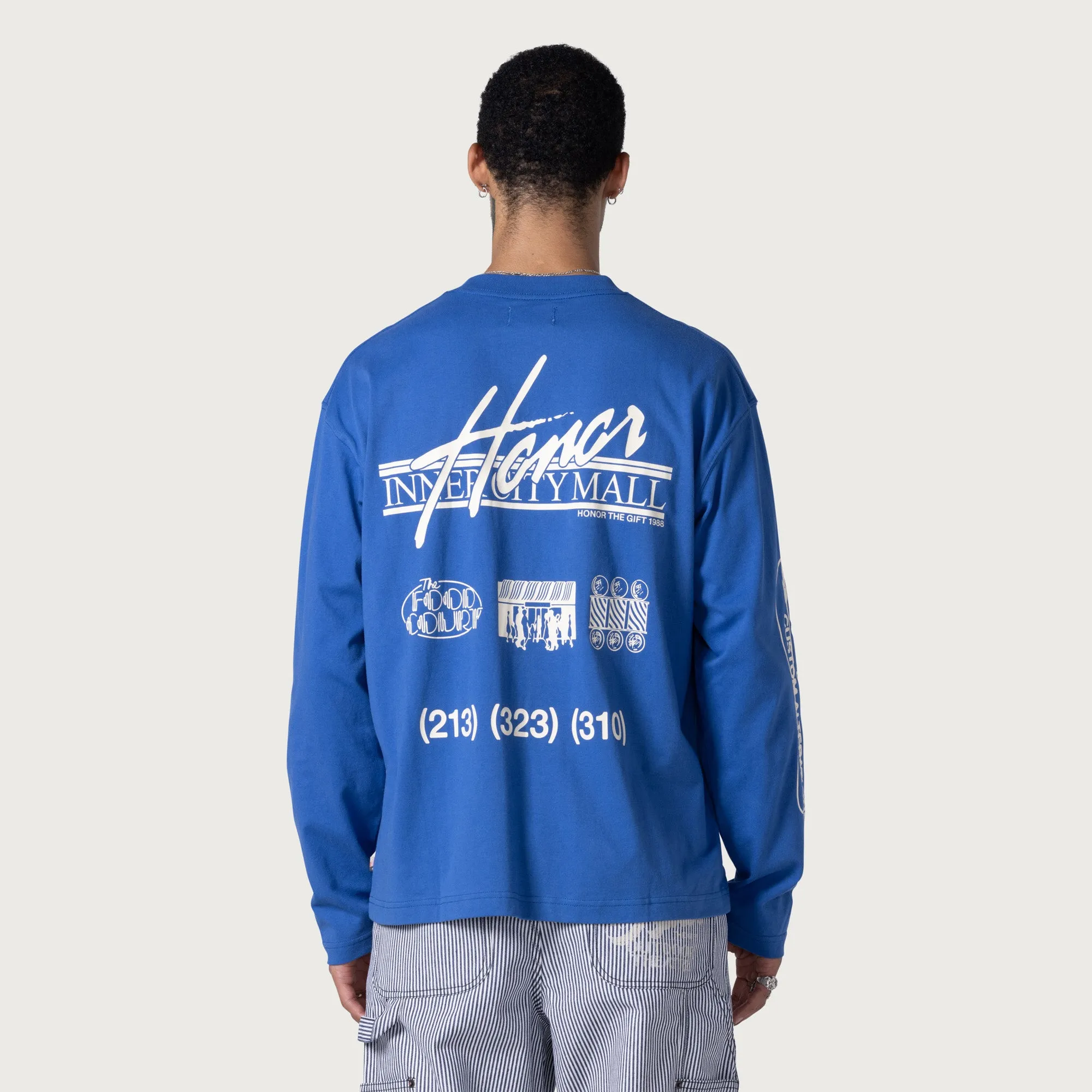 Mall Ls T-Shirt - Blue sold by Honor the Gift product image thumbnail 4