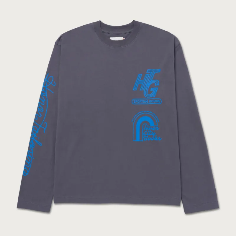 Mall Ls T-Shirt - Grey sold by Honor the Gift