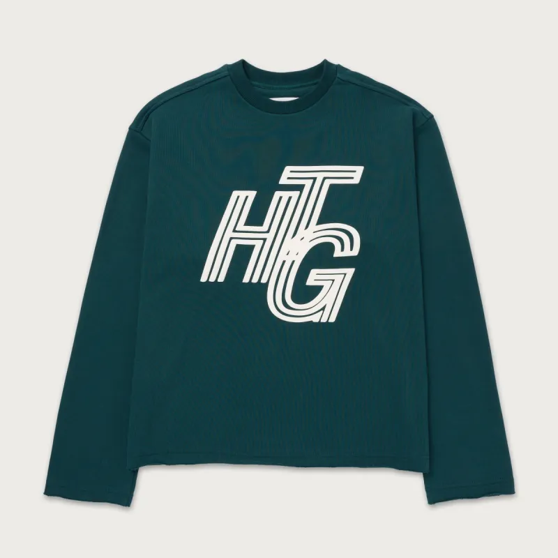 Terry Htg Crewneck - Green sold by Honor the Gift