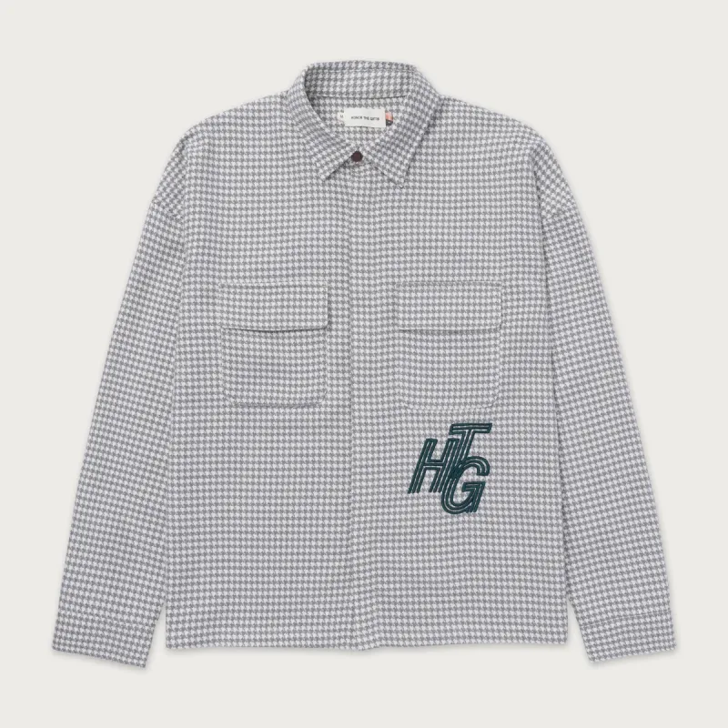 Houndstooth Htg Shirt - Bone sold by Honor the Gift