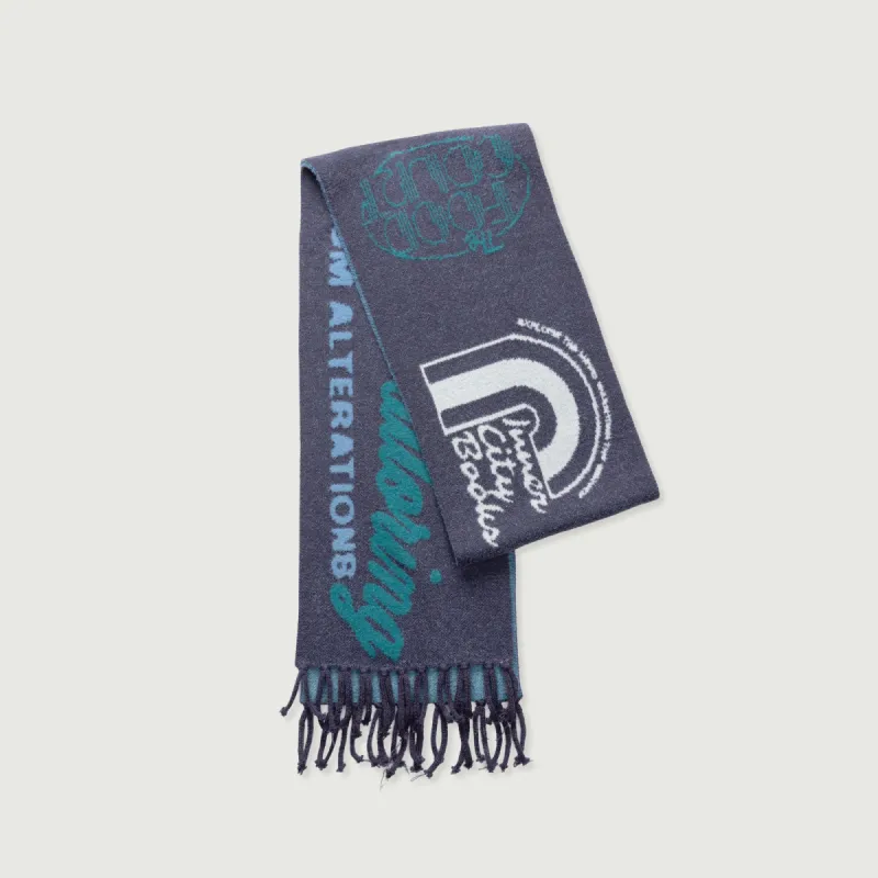 Inner City Mall Scarf - Dark Grey made by Honor the Gift