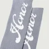 Honor Script Ribbed Sock - Stone sold by Honor the Gift